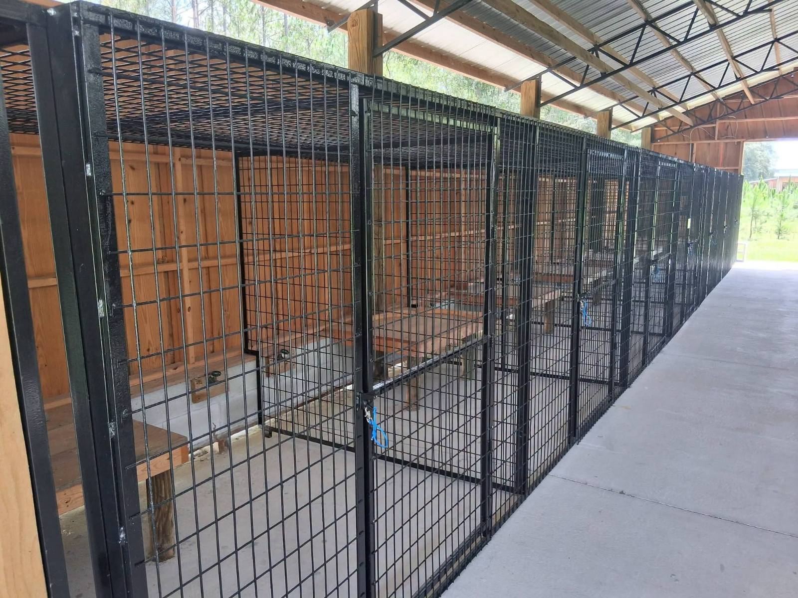 14-Bay Custom Kennel — Interior