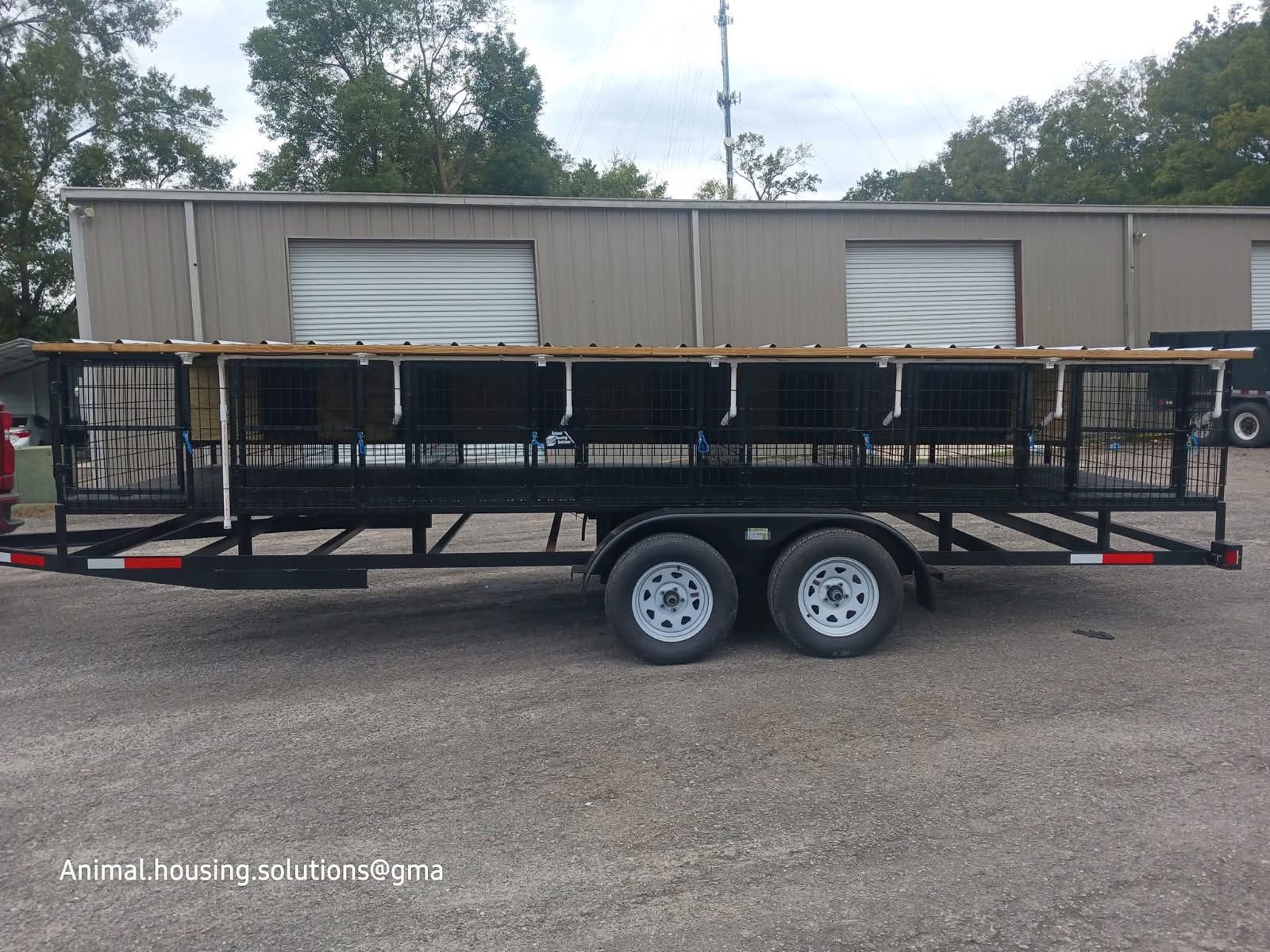 Custom Dog Trailer — With Storage Box